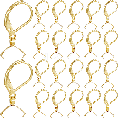 60Pcs 304 Stainless Steel Leverback Earring Findings STAS-SP0001-21G-1