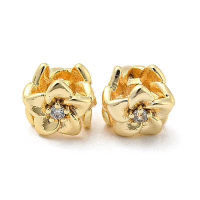 Brass Bead with Glass KK-H460-05G-1