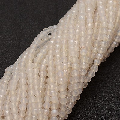 Natural White Agate Bead Strands X-G-G882-4mm-A06-7-1