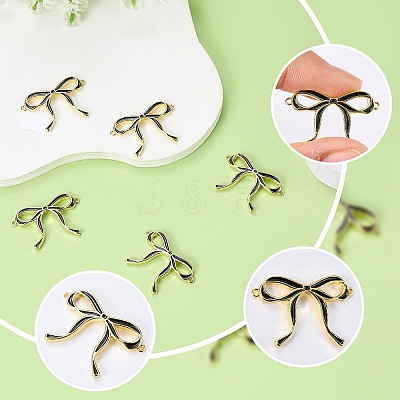 5Pcs Brass Enamel Connector Charms KK-SZ0002-70A-1