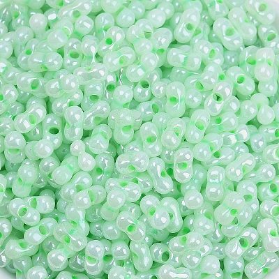 Opaque Colours Luster Glass Seed Beads X1-SEED-K010-04C-1