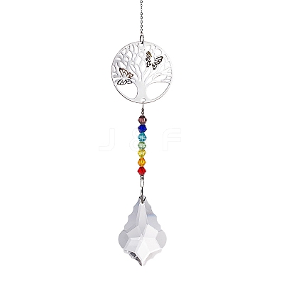 Crystal Glass Sun Catcher Pendant PW-WG8D0B8-02-1