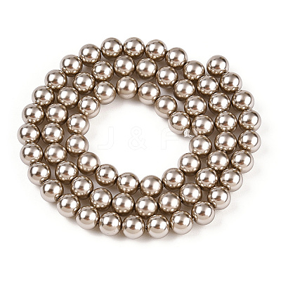 Glass Pearl Beads Strands HY-G002-01C-13-1