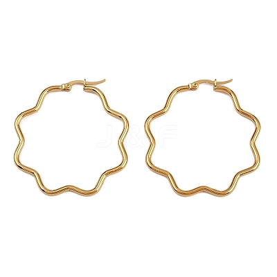201 Stainless Steel Hoop Earrings X-EJEW-F205-16G-A-1