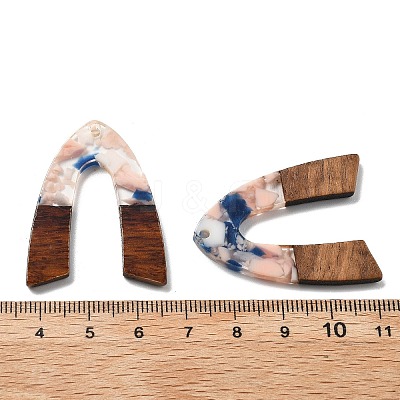 Resin and Walnut Pendants FIND-R051-11H-1