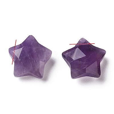 Natural Amethyst Charms G-H241-04D-1