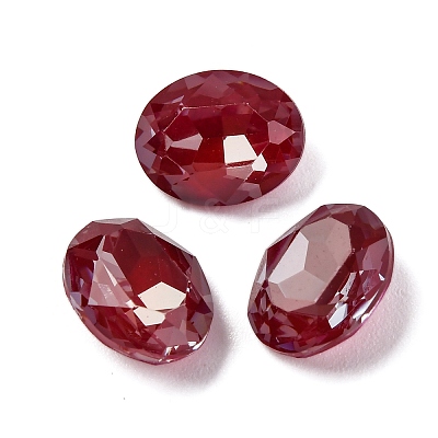 Glass Rhinestone Cabochons RGLA-A026-06A-208DE-1