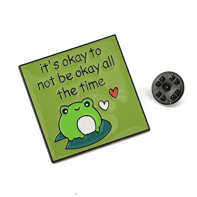 It's Okay to Not Be Okay All the Time Alloy Brooches JEWB-M046-17B-1