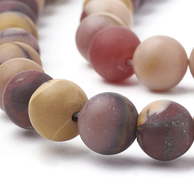 Natural Mookaite Beads Strands G-T106-157-1
