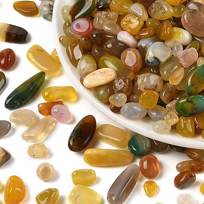 Dyed & Heated Natural Agate Beads G-J402-04B-06-1