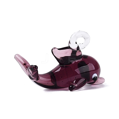 Handmade Lampwork Pendants LAMP-N034-23D-1