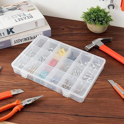 1Pc Polypropylene(PP) Bead Storage Containers CON-DJ0001-48-1