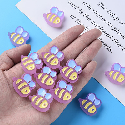 Transparent Acrylic Beads X-MACR-S374-06B-03-1