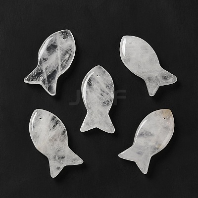 Natural Quartz Crystal Pendants X-G-G932-B20-1