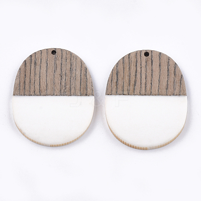 Resin & Wenge Wood Pendants RESI-T023-01L-1