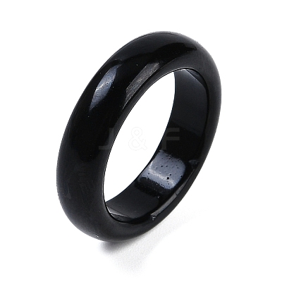 Dyed & Heated Natural Agate Finger Rings for Women RJEW-Z075-02J-1