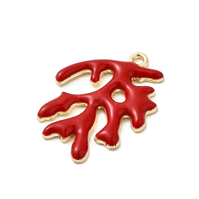 Alloy Enamel Pendants FIND-H055-05G-02-1