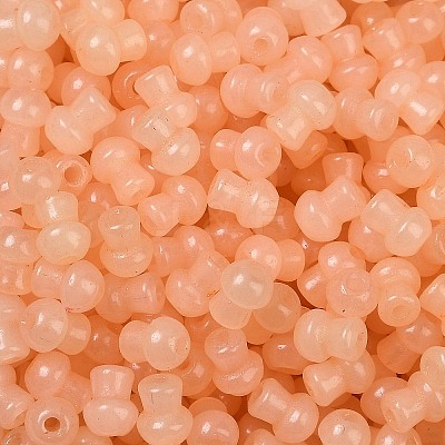 Transparent Colours Glass Seed Beads SEED-R001-01G-1