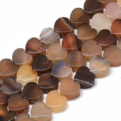 Natural Red Agate Bead Strands G-T074-04-1