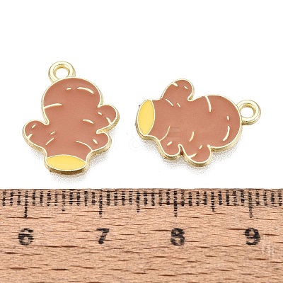 Alloy Enamel Pendants ENAM-Q003-06G-1