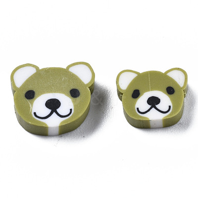 Handmade Polymer Clay Beads CLAY-S096-004I-1