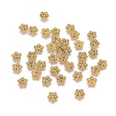 Tibetan Style Alloy Spacer Beads X-GLF10889Y-1
