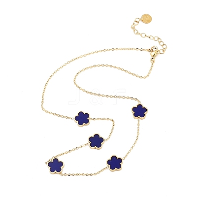 Golden 304 Stainless Steel Necklace NJEW-K252-09G-04-1