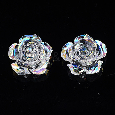 Transparent Resin Cabochons CRES-N030-001B-1
