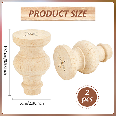 Wood Furniture Legs DIY-WH0888-582A-1