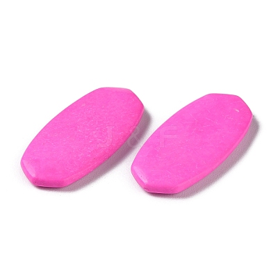 Dyed Natural Howlite Cabochons G-P510-03-1