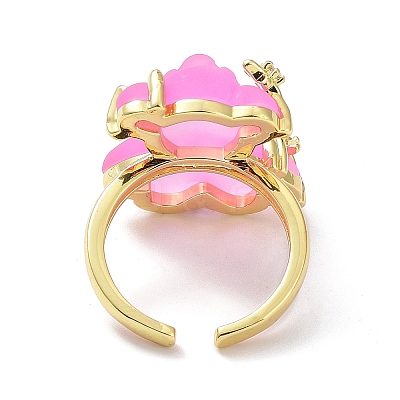 Resin Rings RJEW-E077-08G-1