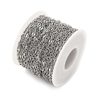 304 Stainless Steel Curb Chains CHS-B009-02A-P-1