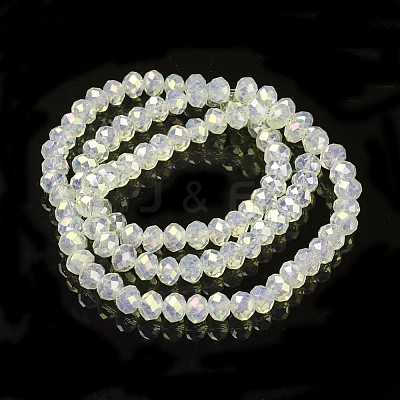 Electroplate Glass Beads Strands EGLA-A034-J4mm-T05-1