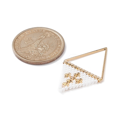 Handmade Japanese Seed Beads Pendants PALLOY-MZ00136-02-1
