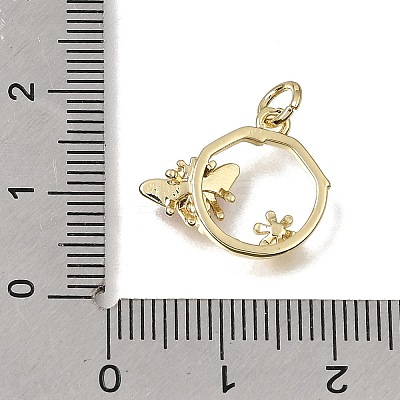 Brass Enamel Pendants KK-CBAEEA8-02G-1