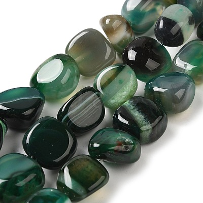 Natural Agate Beads Strands G-H295-D01-03-1