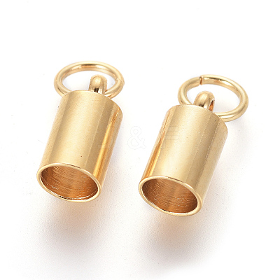 201 Stainless Steel Cord Ends STAS-L233-068D-G-1