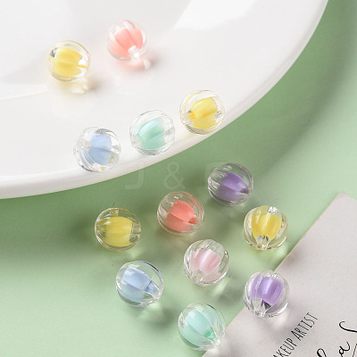 Transparent Acrylic Beads TACR-S152-07A-1