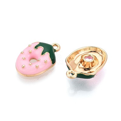Alloy Enamel Charms PALLOY-T092-34G-1