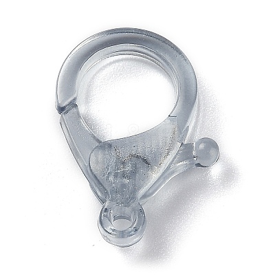 Transparent Plastic Lobster CLaw Clasps LS-KY-H005-A04-1