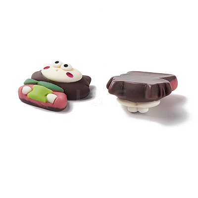 Opaque Resin Cabochons RESI-G036-A04-1