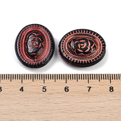 Opaque Acrylic Beads OACR-P029-12A-01-1