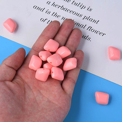 Opaque Acrylic Beads MACR-S373-15A-A08-1