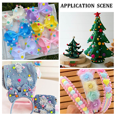 400Pcs 4 Colors DIY Doll Craft AJEW-SC0003-93B-1
