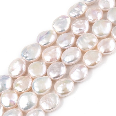 Natural Keshi Pearl Beads Strands PEAR-S018-02I-1