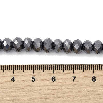 Synthetic Terahertz Stone Beads Strands G-H327-N03-01-1
