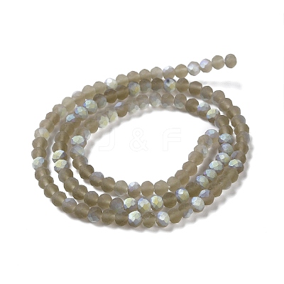 Transparent Glass Beads Strands X1-EGLA-A034-T4mm-MB16-1