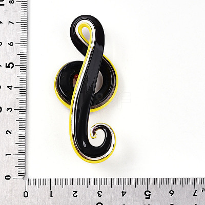 Handmade Gold Sand Lampwork Big Pendants LAMP-T023-08A-1