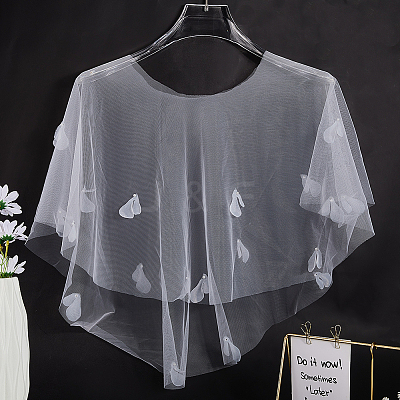 Polyester Lady Tulle Collars AJEW-WH20072-25D-1
