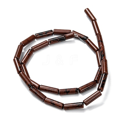 Natural Mahogany Obsidian Beads Strands G-F247-48-1